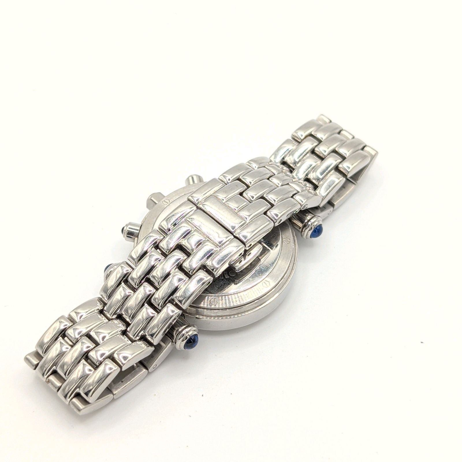 ALFREDO VERSACE V414CH Watch Quartz Chronograph Date Round Silver 