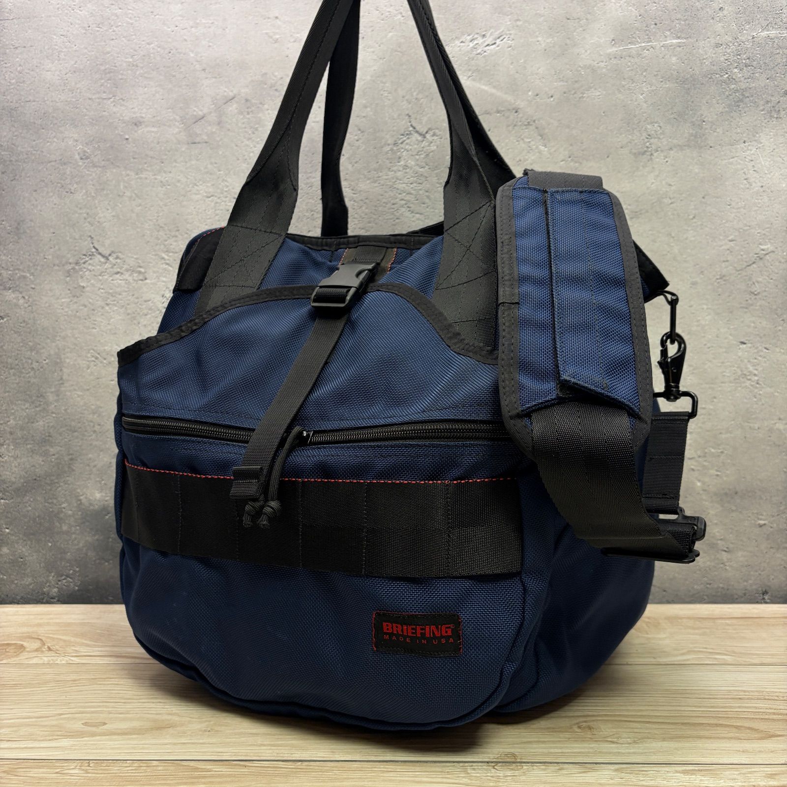 ブリーフィング Briefing ジムワイヤー　ネイビー　トートバッグ BRIEFING ブリーフィング トートバッグ ボストンバッグ URBAN GYM EASY