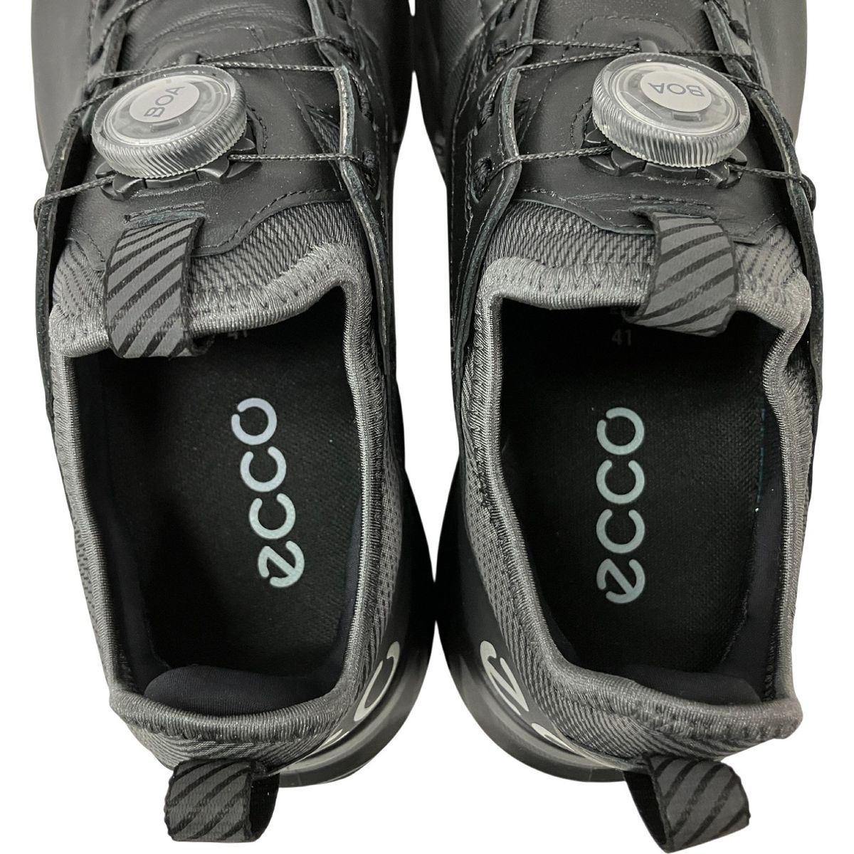 ecco BOA 41 エコー ゴルフシューズ 26.0cm ボア ブラック スポーツ