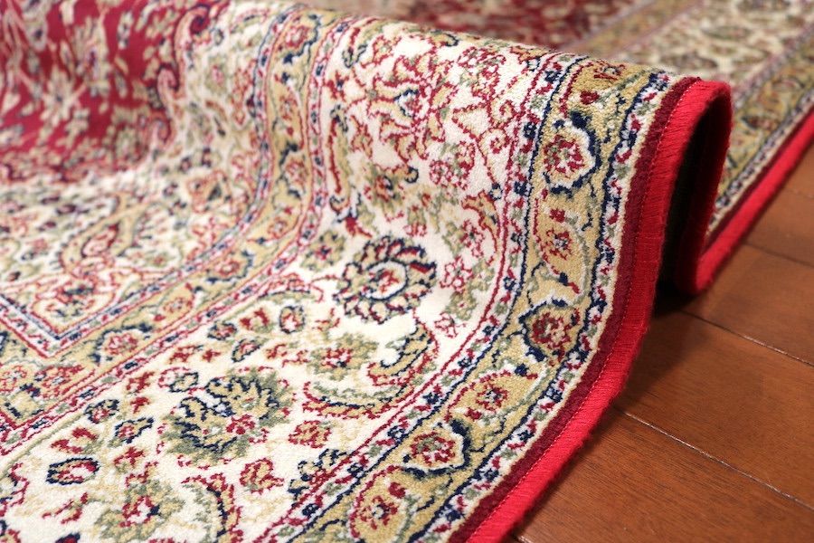 ペルシャ柄絨毯 120×160 新品未使用 カーペット 訳あり アウトレット