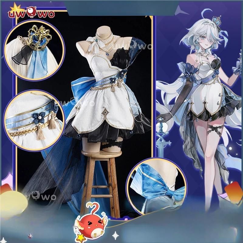 高品質 悠窩窩 原神 フリーナ 夜の会晤 コスプレ 衣装 meilu 51205