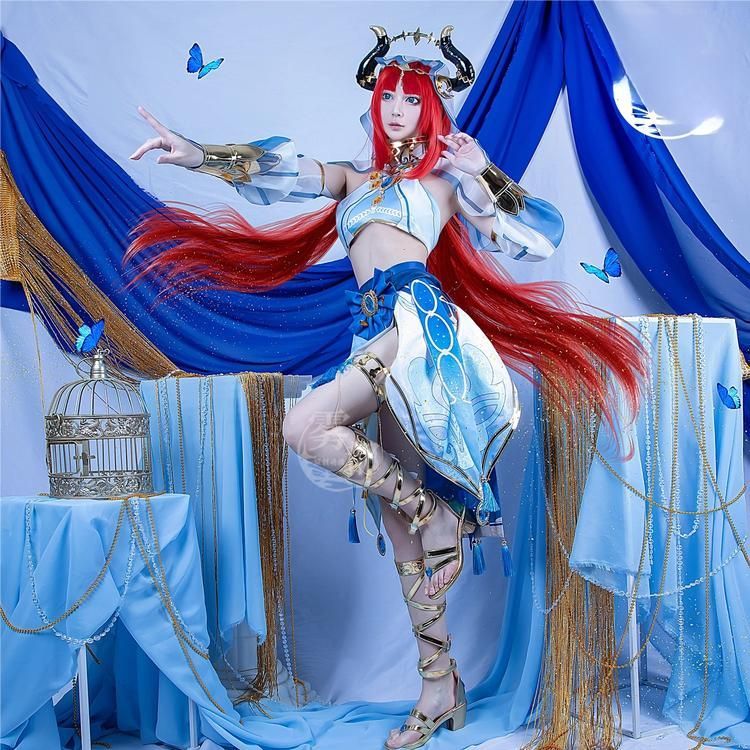 ♥ 霧都アニメ 原神 ニィロウ 異国風 コスプレ衣装 meilu 51209