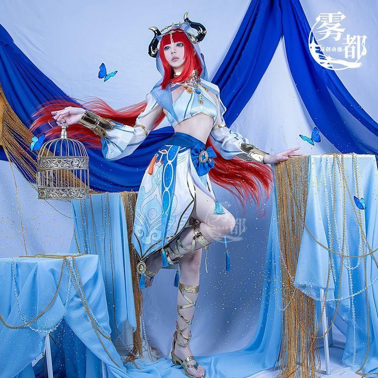 霧都アニメ 原神 ニィロウ 異国風 コスプレ衣装 meilu 51209