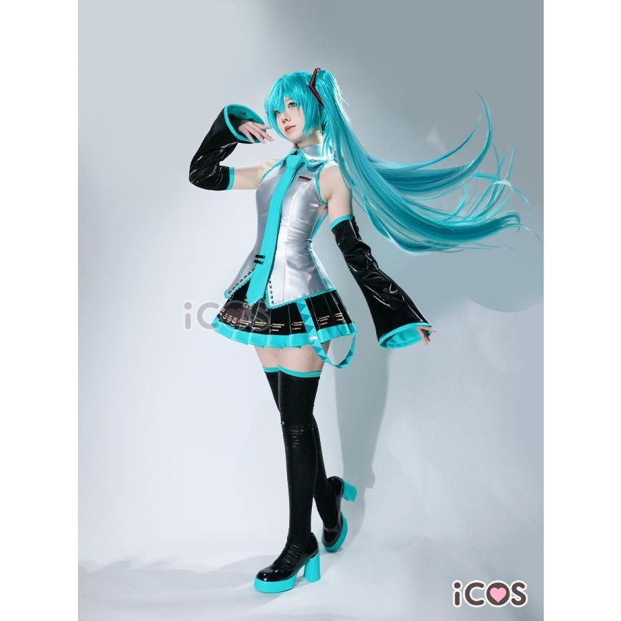 新発売 ICOS 初音ミク 公式服 ゲームアニメ コスプレ衣装 文化祭