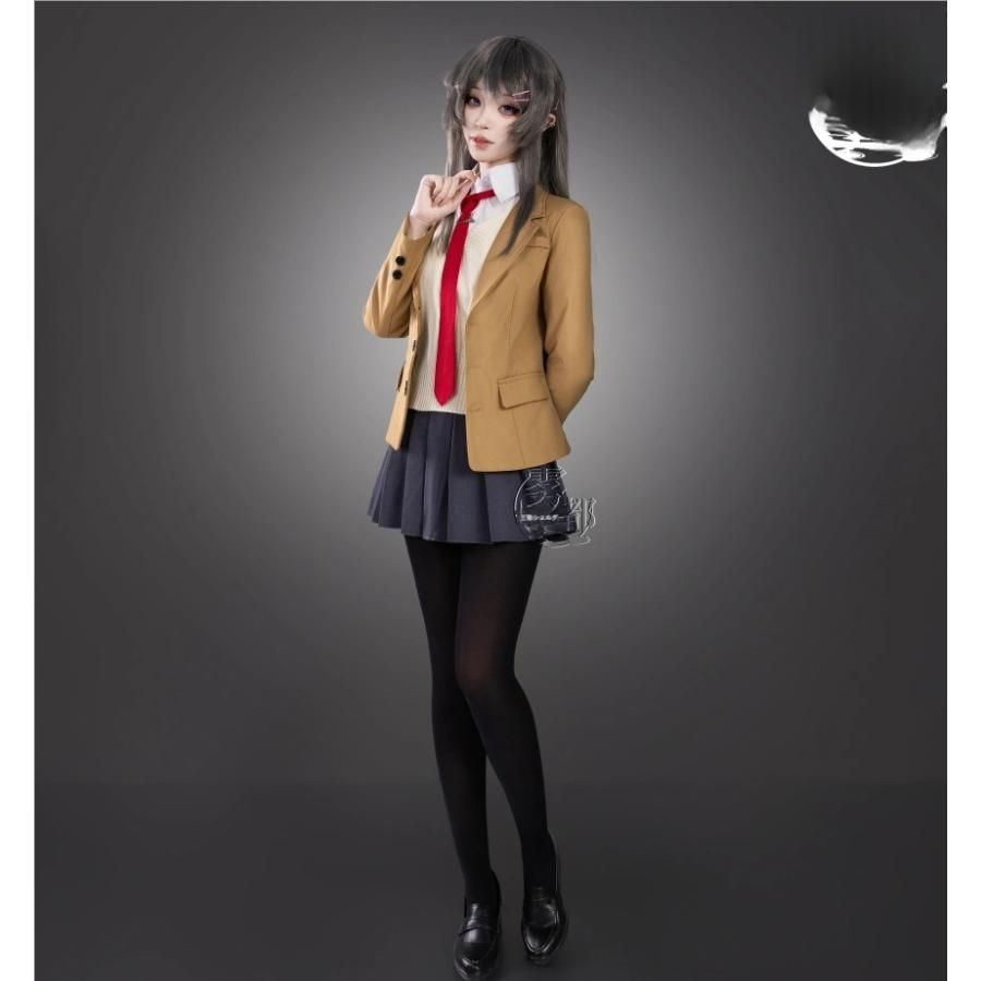 霧都アニメ 青春ブタ野郎 桜島麻衣 バニーガール コスプレ衣装 meilu 51209