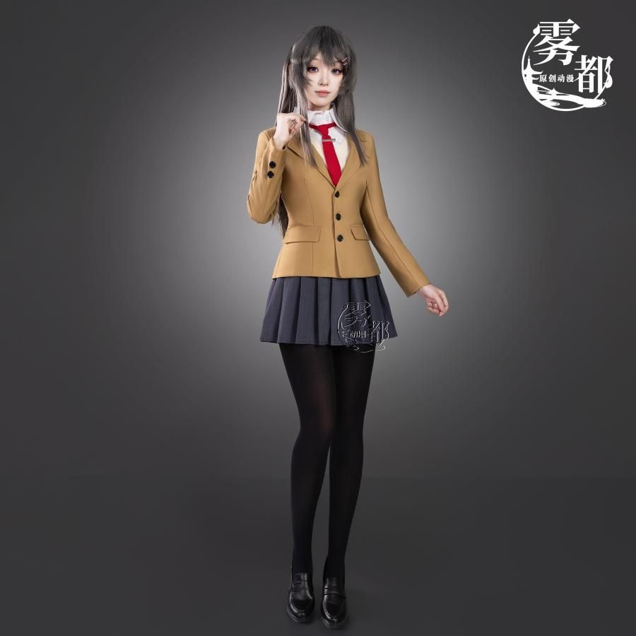 霧都アニメ 青春ブタ野郎 桜島麻衣 バニーガール コスプレ衣装 meilu 51209