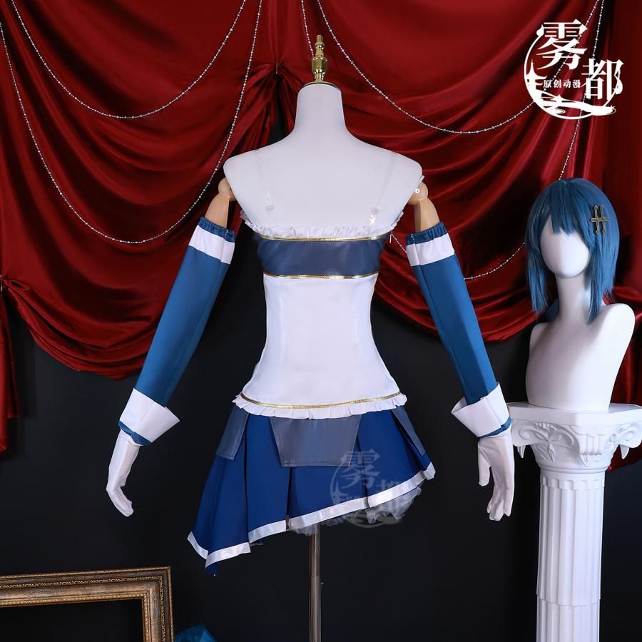 霧都アニメ 魔法少女まどか マギカ 美樹さやか COS衣装 コスプレ 二次元 フルセット meilu 51209