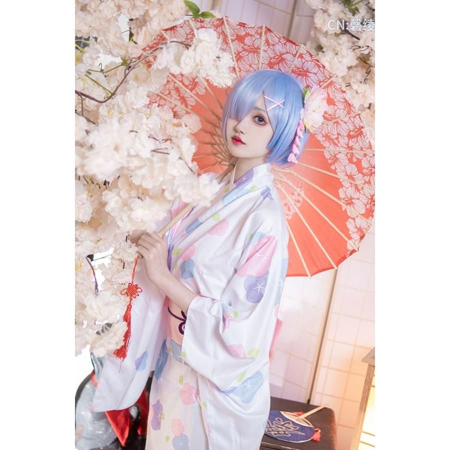  Re ゼロ レム＆ラム セクシー和風 コスプレ衣装 フルセット meilu 51209 その他 キャラクター衣装