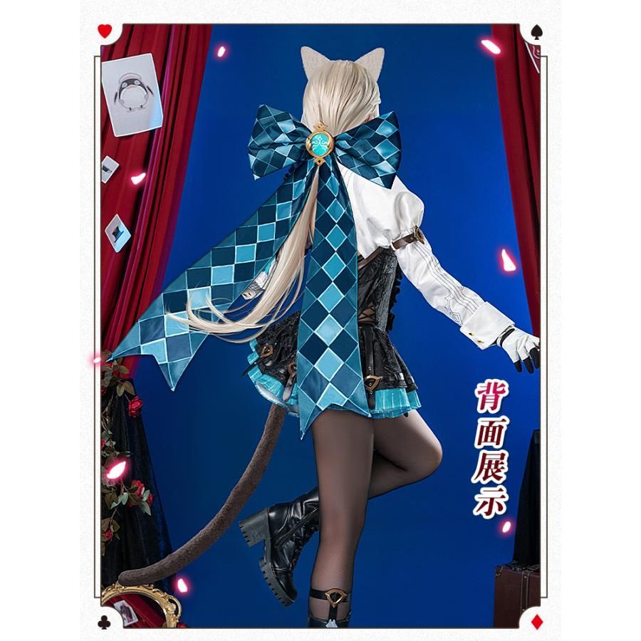 初獣猫 コスプレ衣装 女性用 二次元ゲーム衣装 meilu 51204