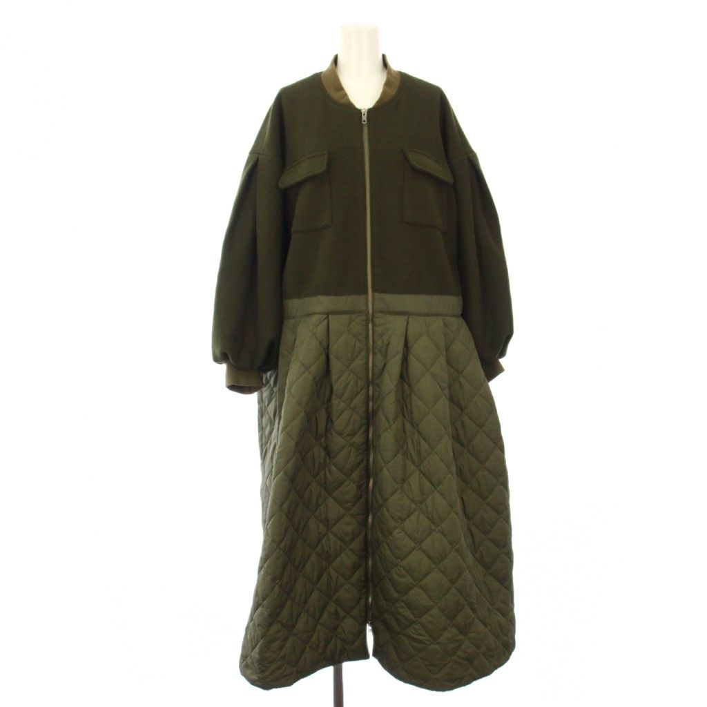 カロリナ グレイサー CAROLINA GLASER キルティング ロングコート