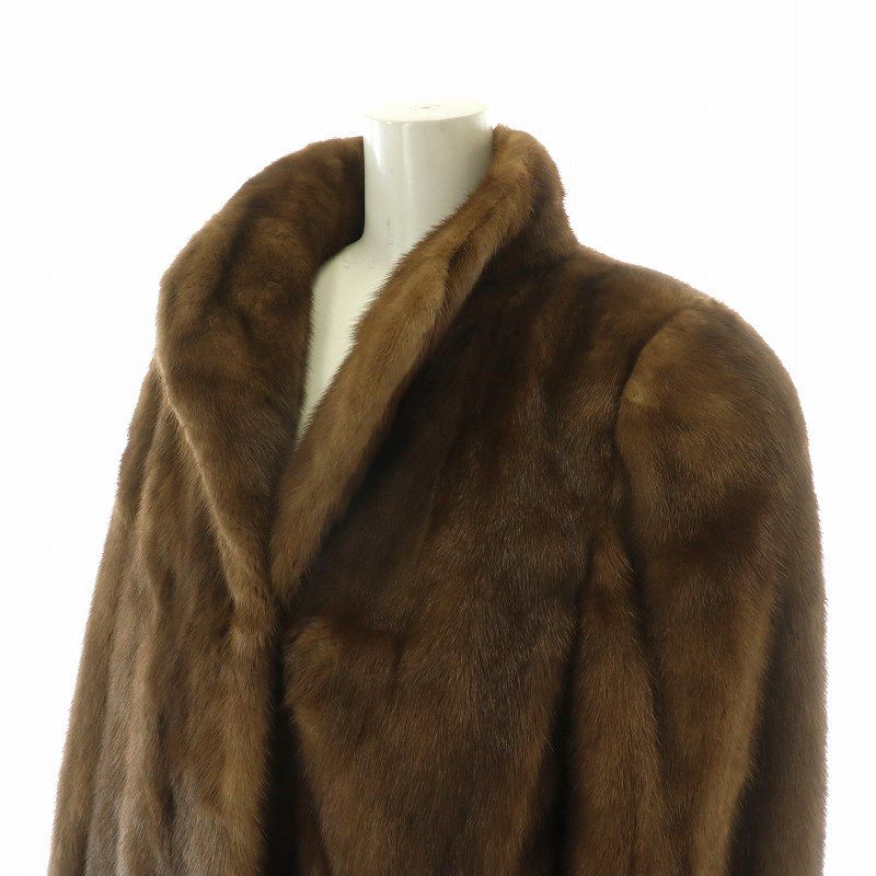 サガミンク SAGA MINK 金サガ ファーコート ミドル ハーフ ロング