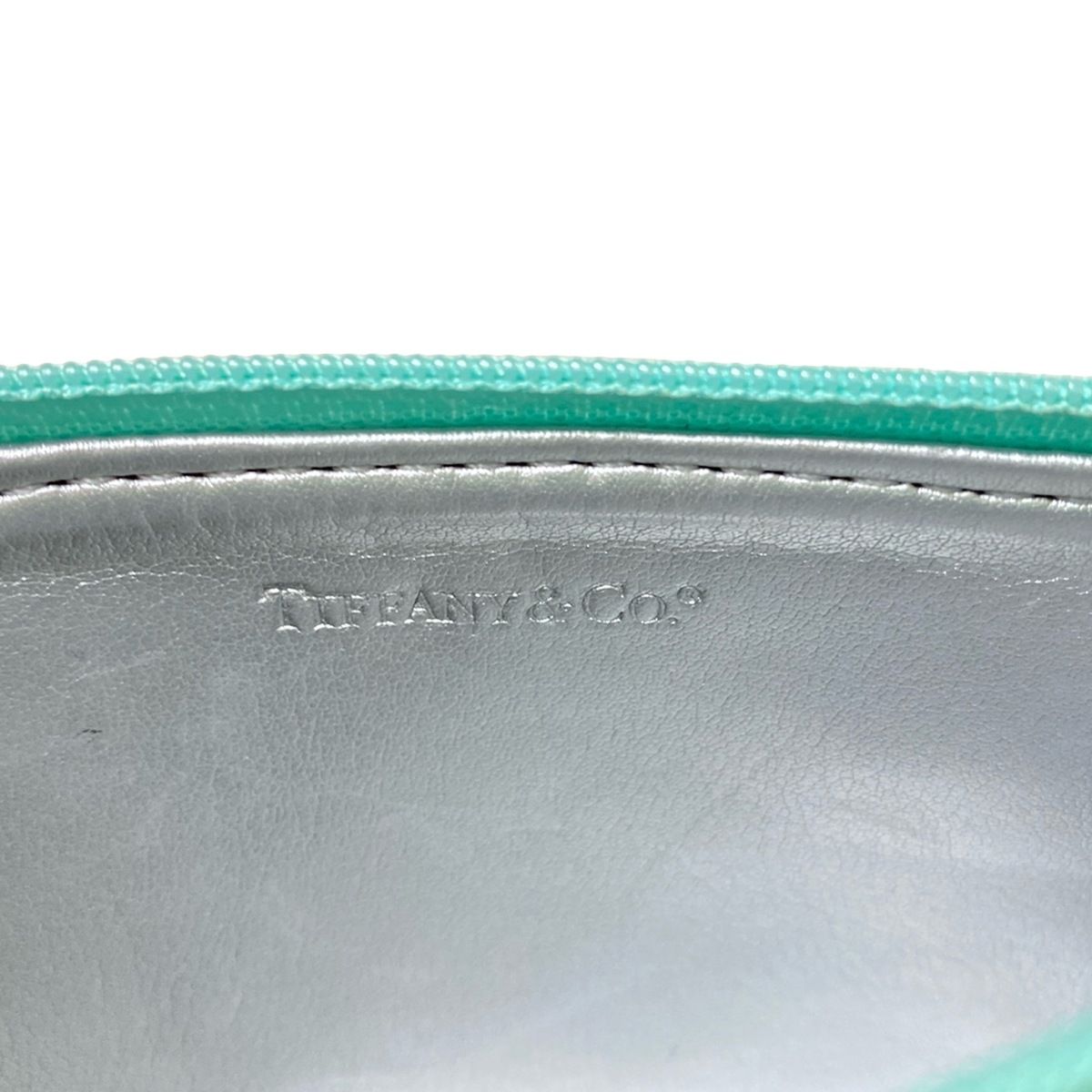 TIFFANY&Co.(ティファニー) ポーチ - ティファニーブルー レザー