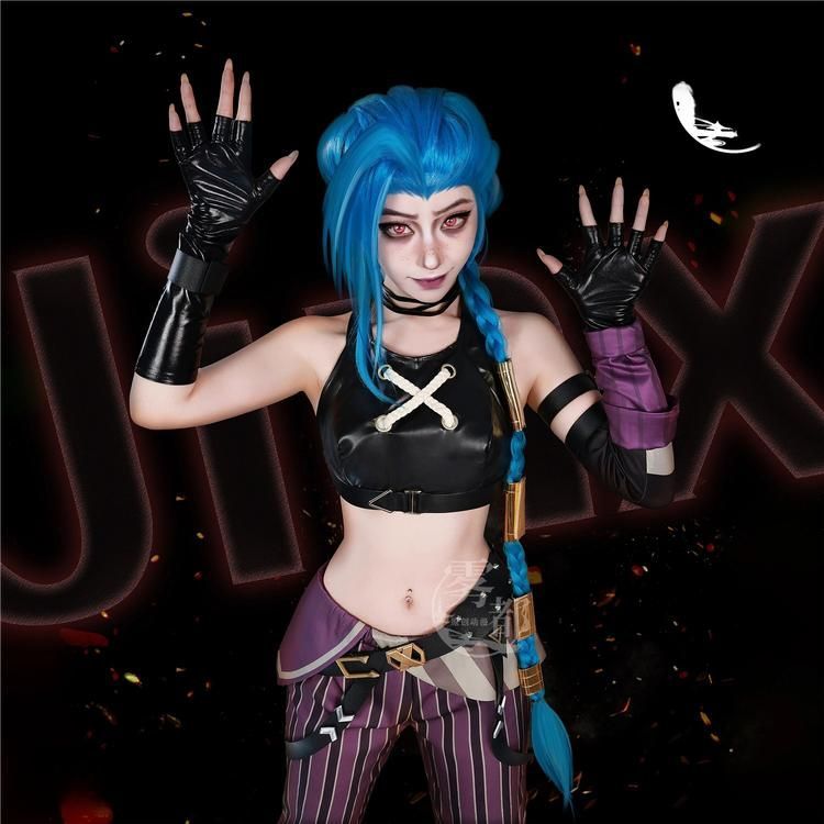 ♥ 霧都アニメ リーグ?オブ?レジェンド ジンクス コスプレ衣装 meilu 51209
