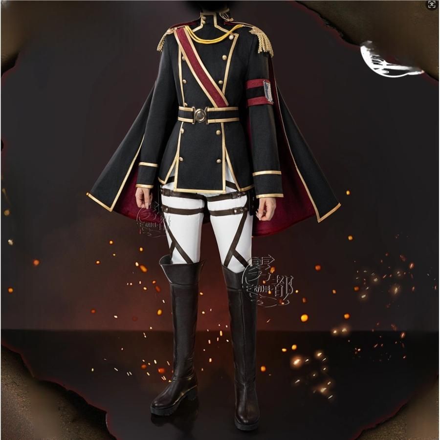 ♥ 霧都アニメ 進撃の巨人 式典兵団 リヴァイ COS衣装 Brave Order 二次元セット 文化祭 meilu51209