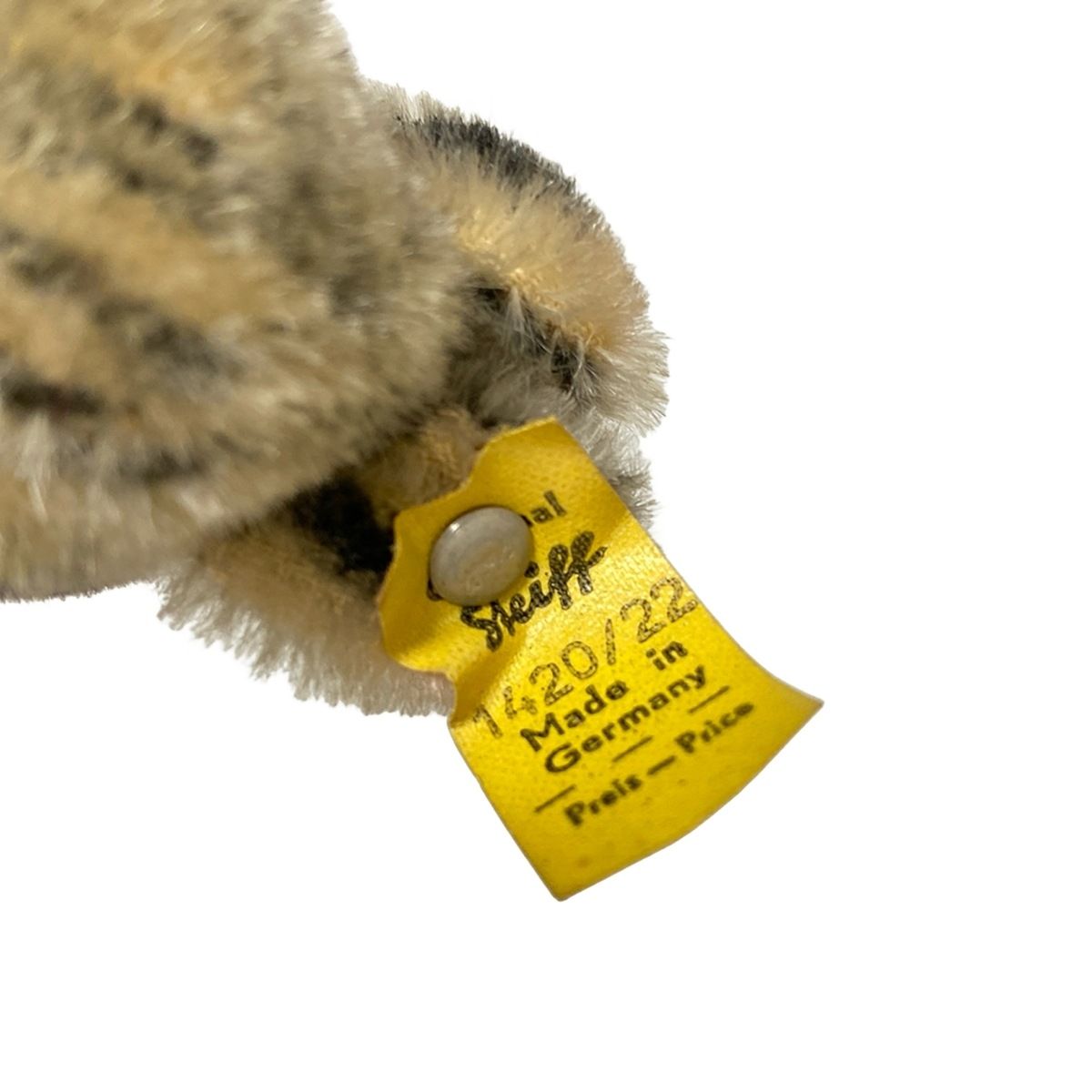 Steiff(シュタイフ) ぬいぐるみ美品 - 黒×ベージュ シマウマ ウール