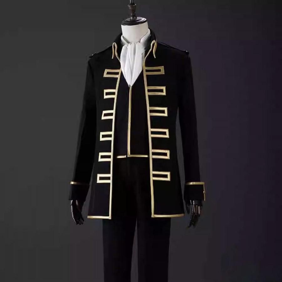 ♥ 銀魂 真選組 コスプレ衣装 十四?土方?沖田 私服 フルセット meilu 51209