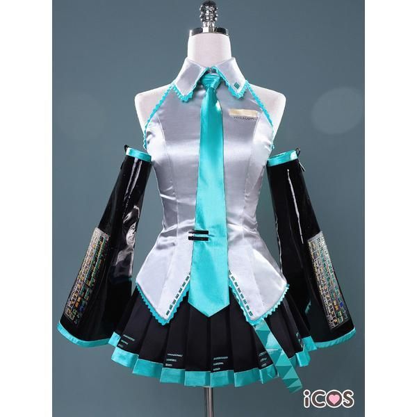 新品、未使用 ICOS 初音ミク 公式服 バーチャルシンガー コスプレ衣装