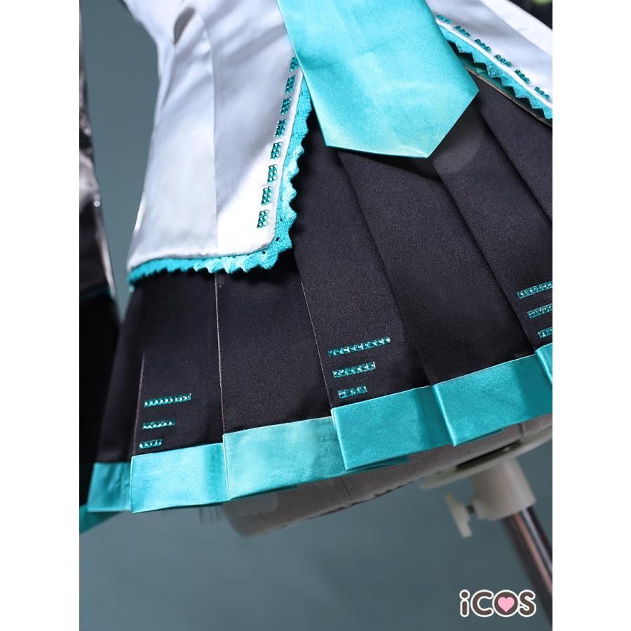 ICOS 初音ミク 服 バーチャルシンガー コスプレ衣装 女性用 meilu 51210