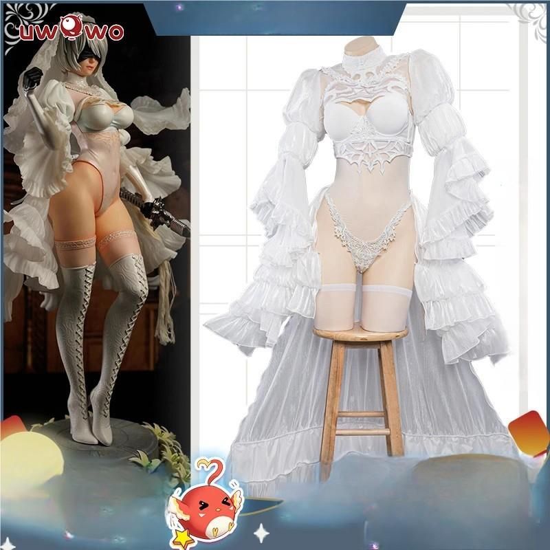 Uwowo悠窩窩 ニーア オートマタ 2 B ウェディング コスプレ 衣装 meilu 51209