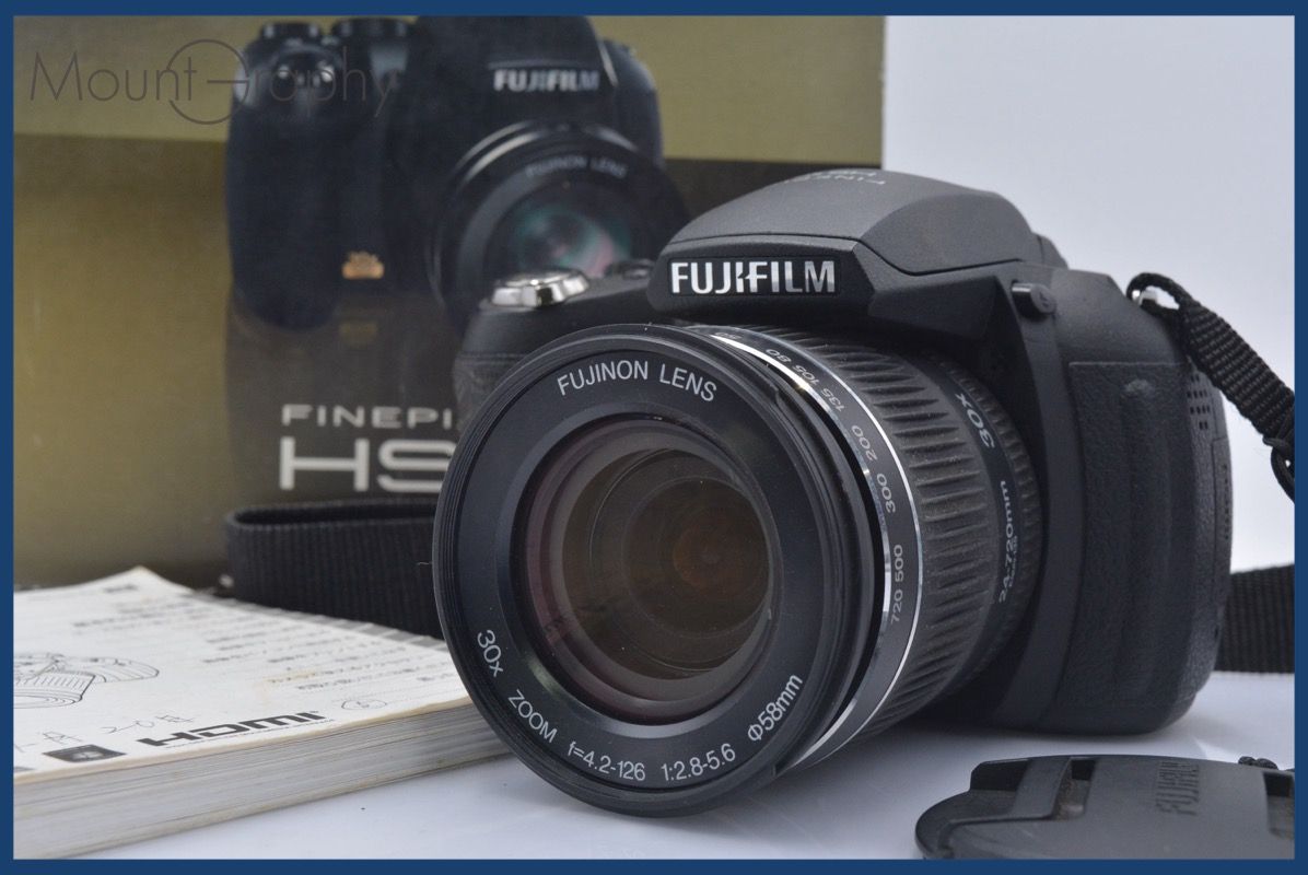 富士フィルム FUJIFILM FinePix HS10 30x 単三電池仕様 元箱、前