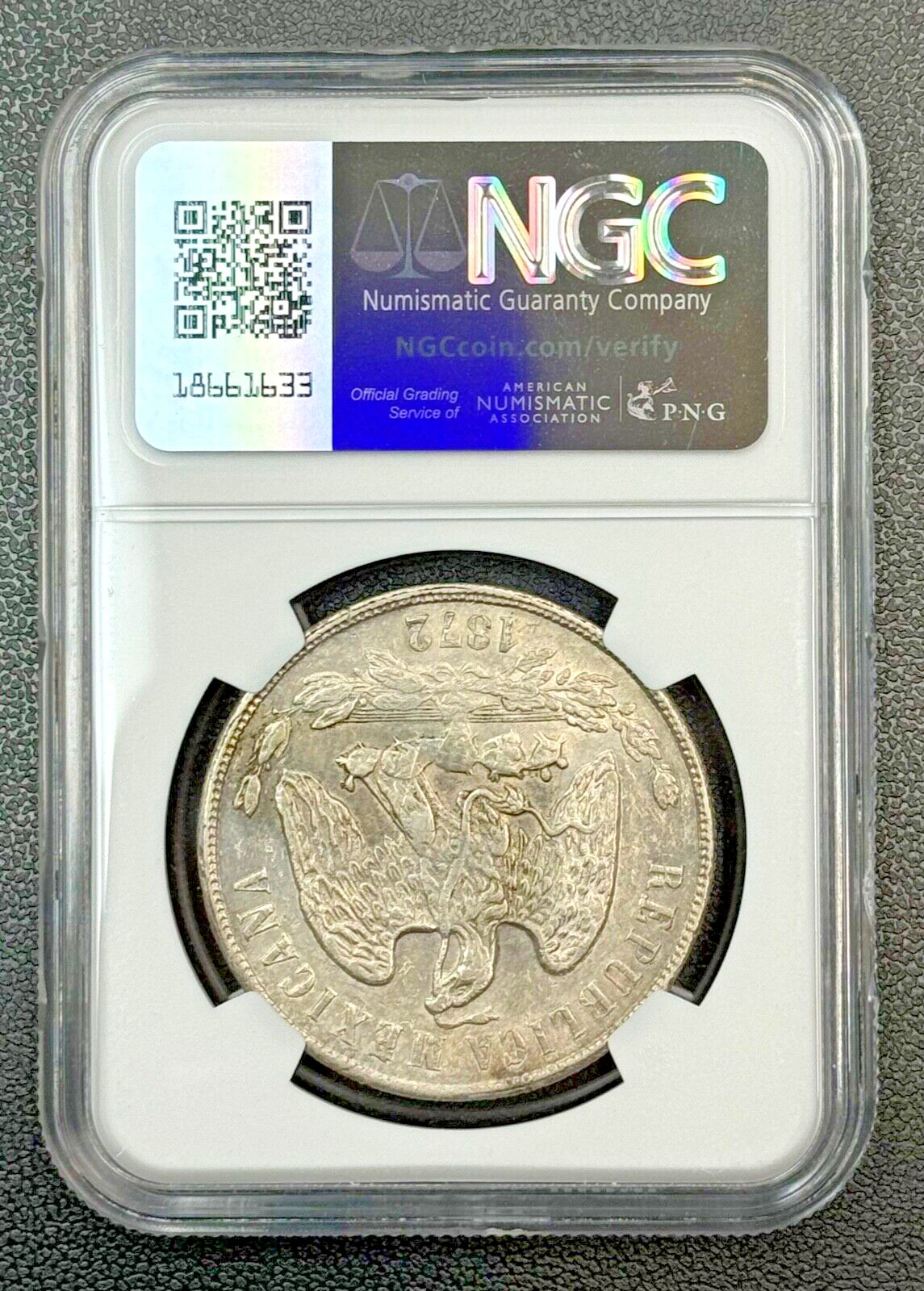 1872GO S メキシコペソ NGC AU 表面傷あり - メルカリ