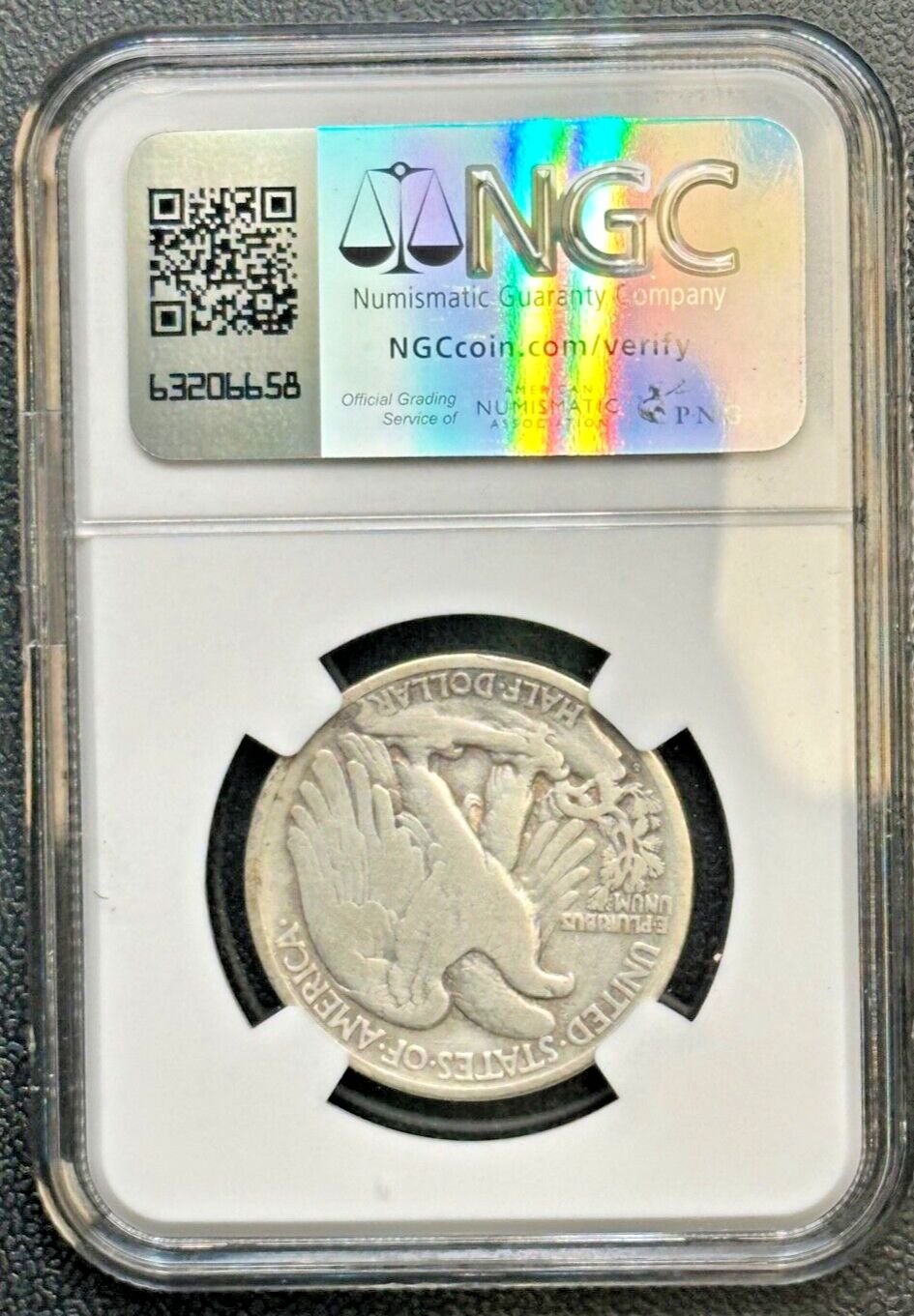 1921 S 50C ウォーキング・リバティ・ハーフドルの NGC - メルカリ