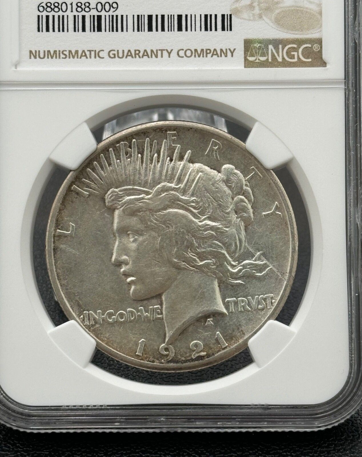 1921年 ピースシルバードル 1ドル 高浮き彫り NGC AU - メルカリ