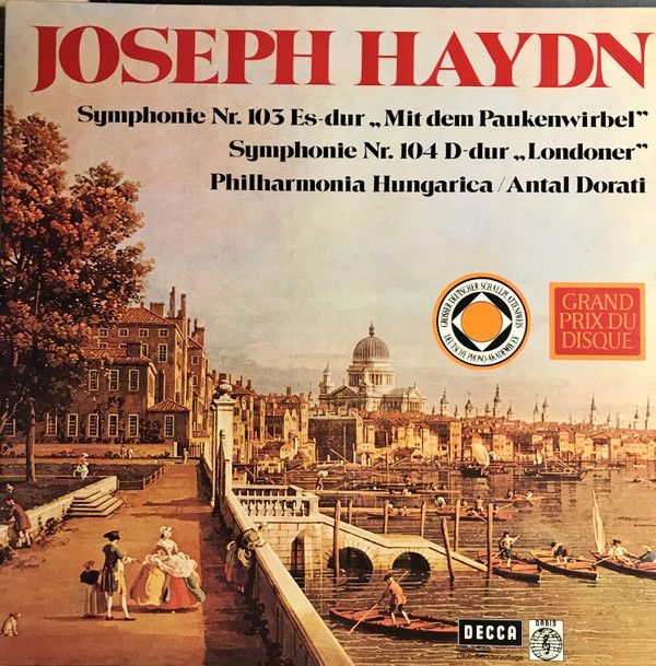 独LP Antal Dorati, Philharmonia Hun Haydn Symphonie Nr103 Es-Dur