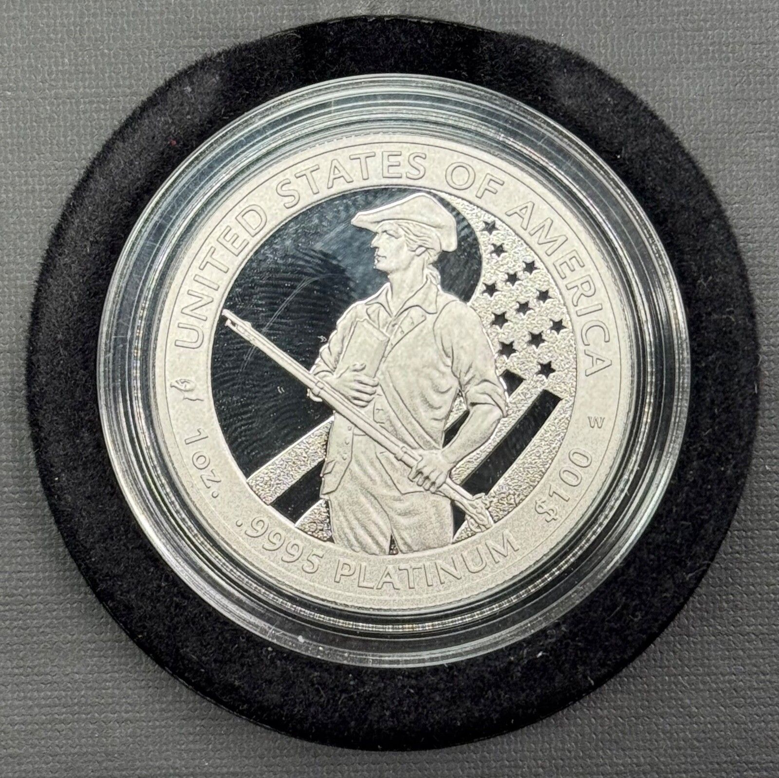 2012年 W 1オンス 100ドル プラチナアメリカンイーグルプルーフコイン