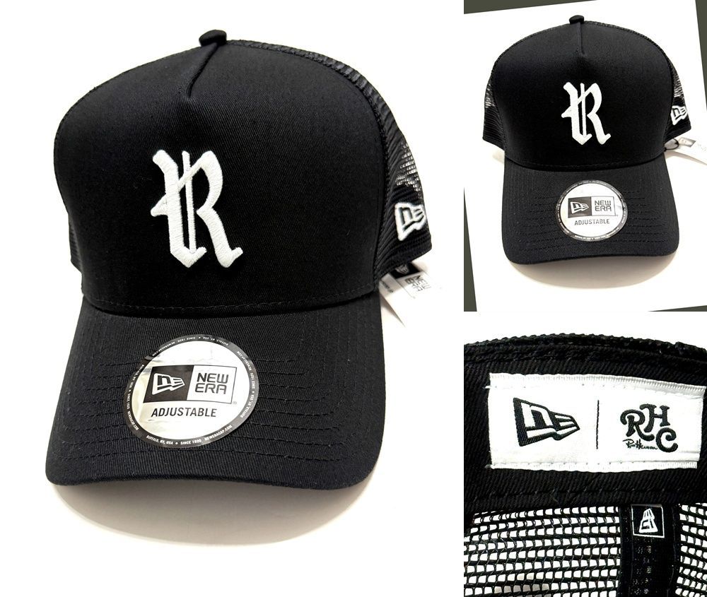 RHC Ron Herman メッシュ Rロゴ キャップ ブラック cliffedge_25060601