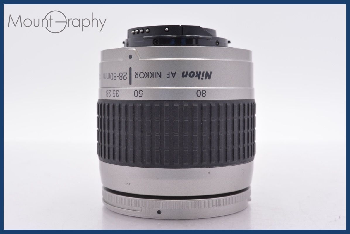 ニコン Nikon AF NIKKOR 28-80mm F3.3-5.6 G 前後キャップ&レンズ  