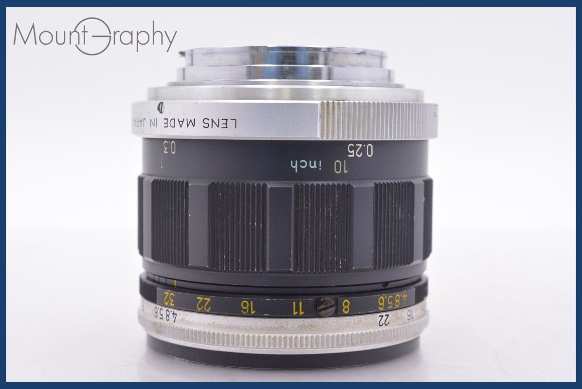 ミノルタ MINOLTA MACRO ROKKOR-QF 50mm F3.5 前後キャップ&レンズ