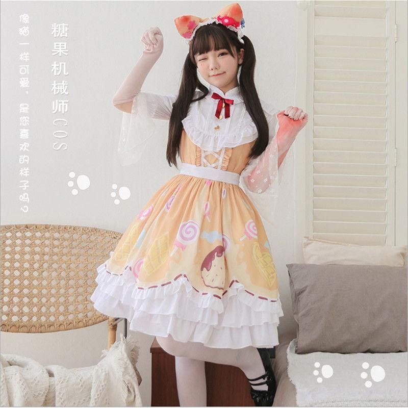 Identity V メカニック キャンディガール ロリータ親子衣装 meilu 51209