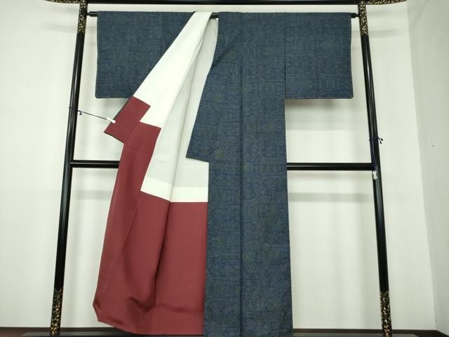 ☆平和島様☆専用出品商品です！ 平和屋着物○本場大島紬 7マルキ 横段花文 正絹 逸品 DAAY1992ps