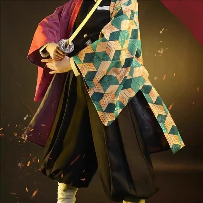 新発売 【初獣猫】鬼滅の刃 冨岡義勇 水柱 鬼殺隊 コスプレ衣装 和風