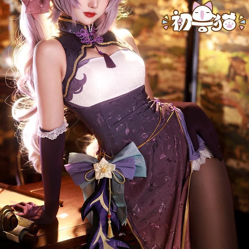 高品質 初獣猫 オリジナル 旗袍 コスプレ衣装 ウィッグ meilu 51205
