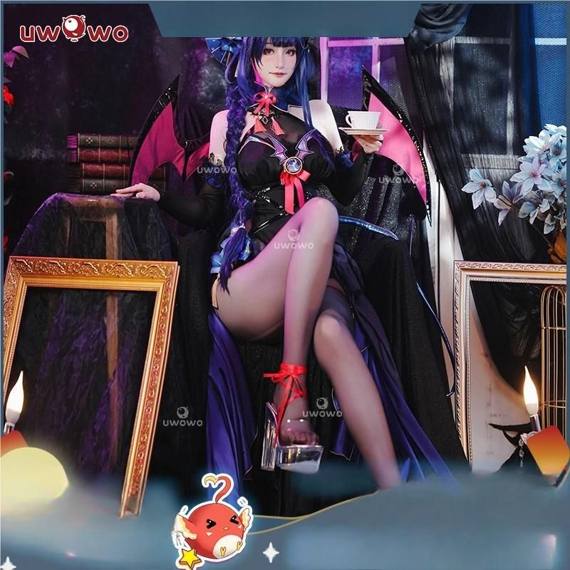 悠窩窩 原神 雷電将軍 サキュバスドレス コスプレ 衣装 meilu 51210