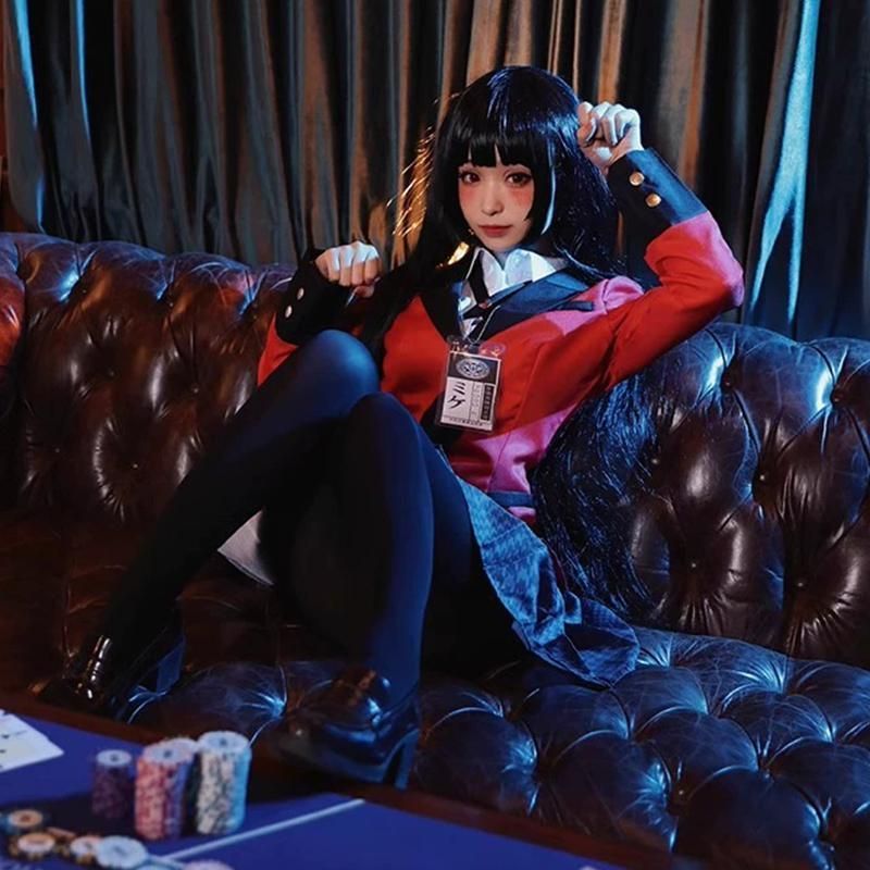 狂 之渊 蛇喰夢子 コスプレ服 黄泉月るな 校服 コスプレ ゲーム アニメ 服装 meilu 51209