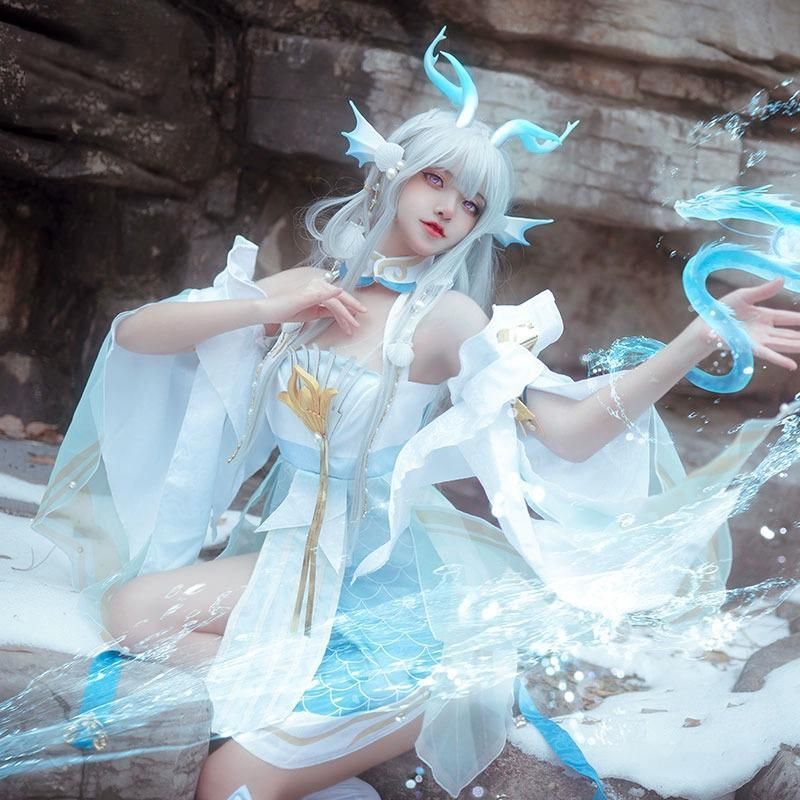 ゲーム 王者栄耀 西施 新スキン 游龍清影 スキン コスプレ 服装 meilu 51209