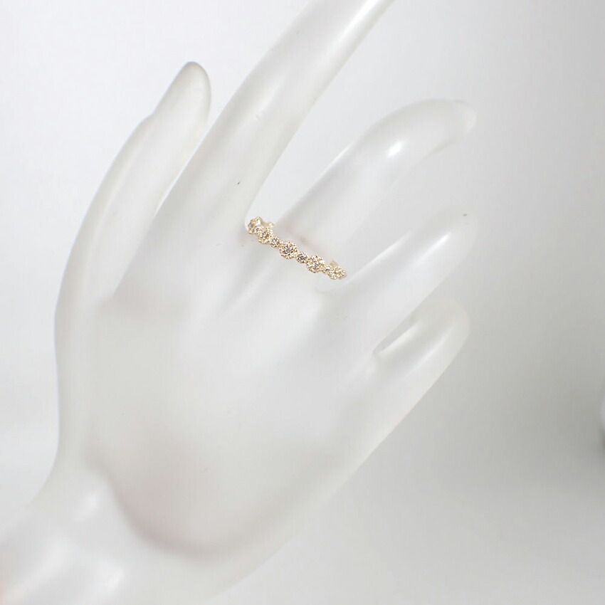 agete シルバー／K10リング 11号 シルバー／K10リング｜リング