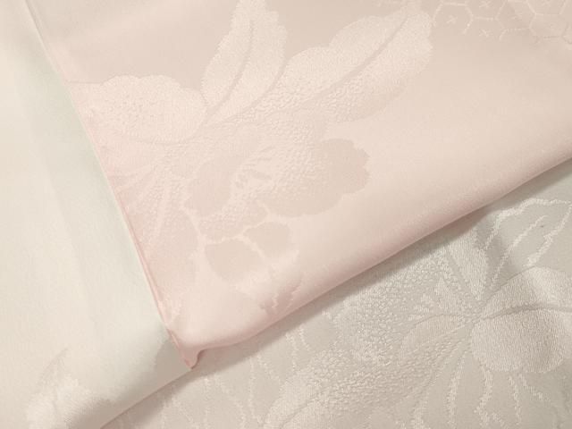 平和屋着物○長襦袢 無双仕立て 跳兎 ススキ 月 十五夜 半衿刺繍 正絹