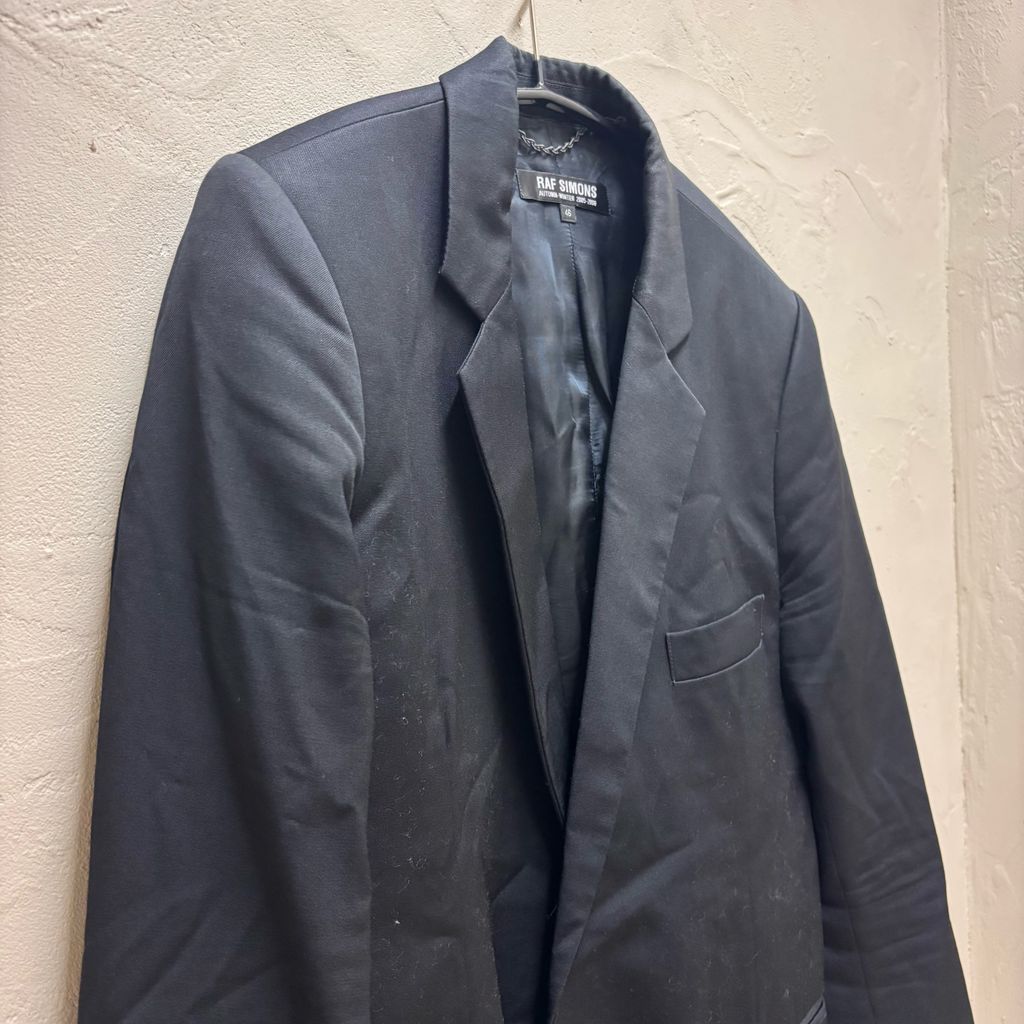 ラフシモンズ　テーラードジャケット　2005aw RAF SIMONS ラフシモンズ 05AW TAILORED JACKET テーラードジャケット