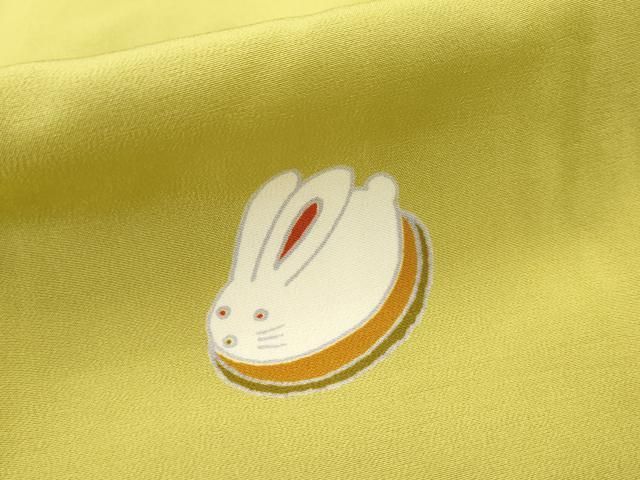 平和屋着物○淳和庵富正作 長襦袢 無双仕立て 十二支 反端