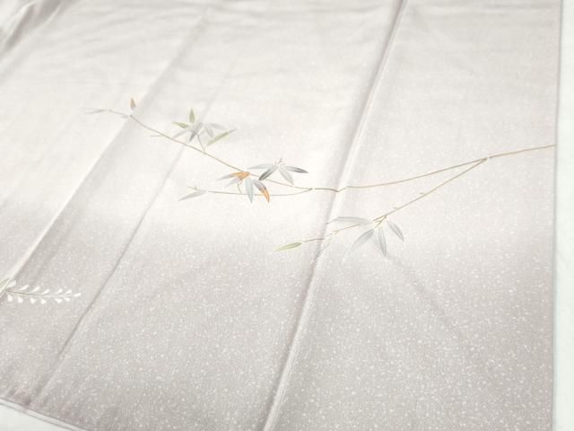 平和屋着物○訪問着 友禅 枝花文 暈し染め 正絹 逸品 CAAZ3487yc