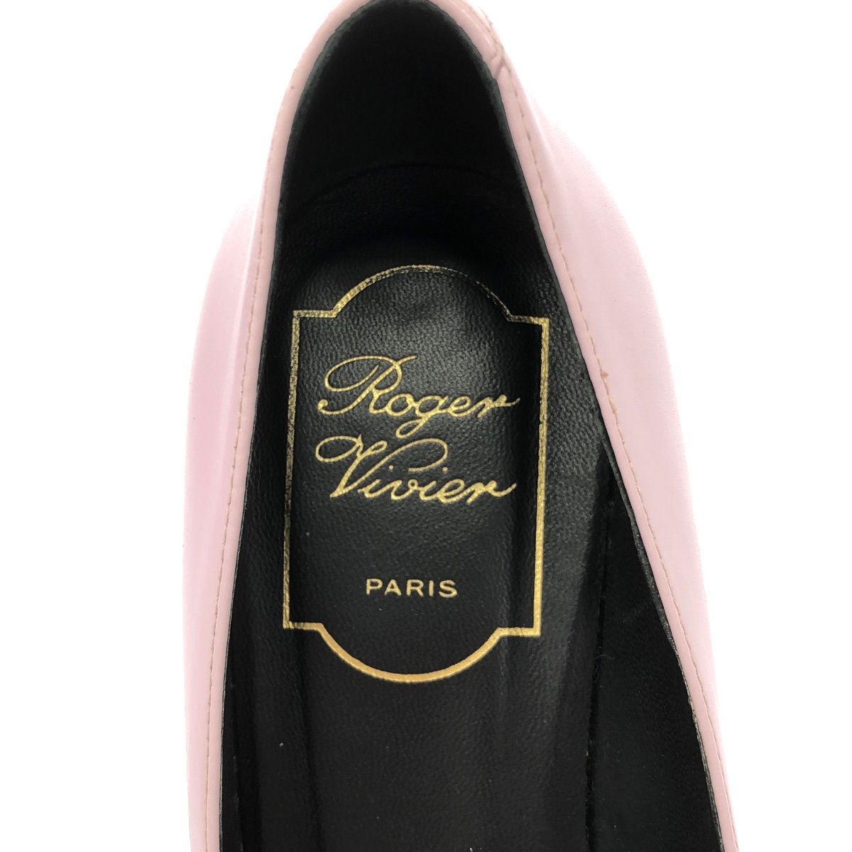 Roger Vivier ロジェ ヴィヴィエ スクエアトゥパンプス ピンク 36 1/2