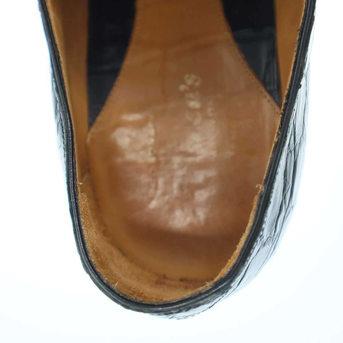 Le Yucca's レ ユッカス Crocodile U-Tip クロコダイルレザーUチップ