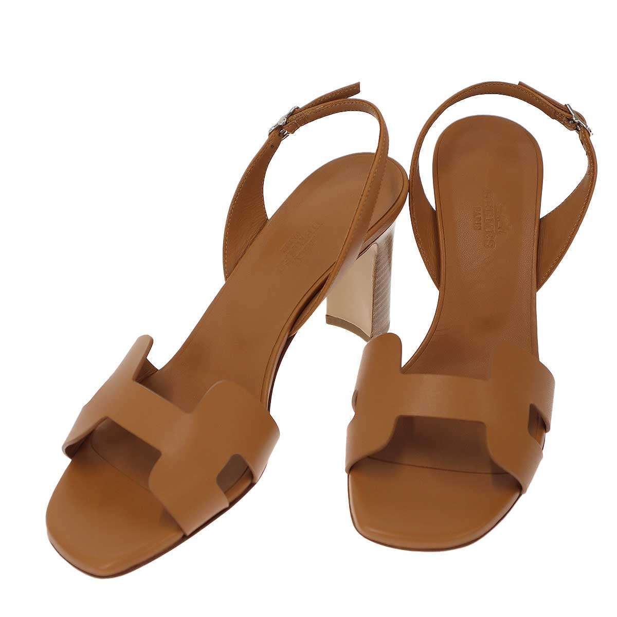 HERMES エルメス エテルニエ80 バックストラップサンダル  