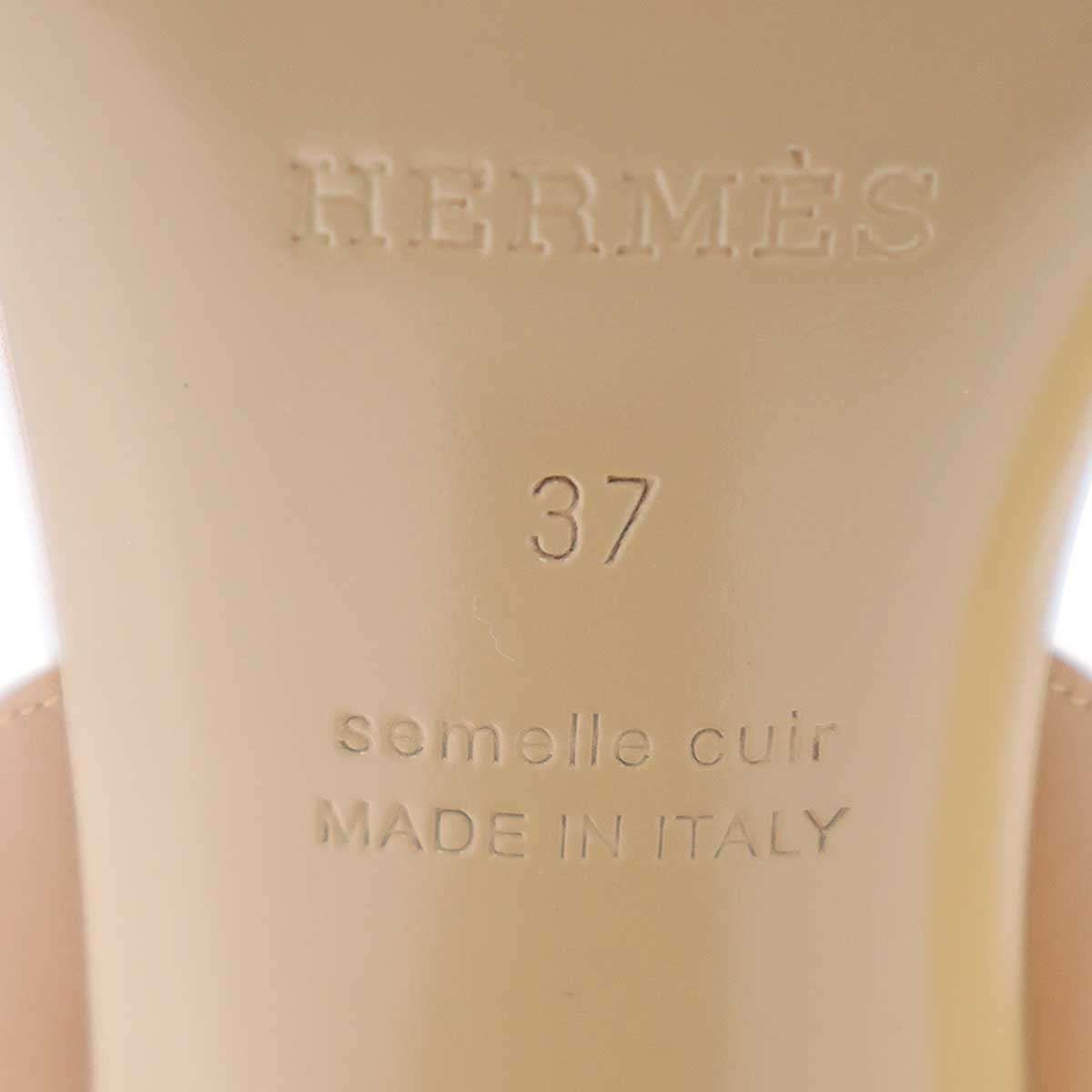 HERMES エルメス エテルニエ80 バックストラップサンダル  