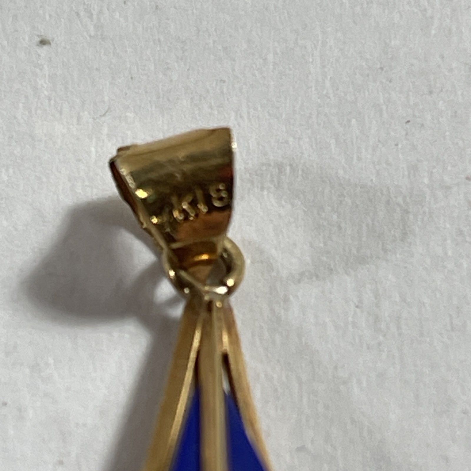 Ｋ18刻印あり　　 パ−ル約６mm 11-1 刻印 直 K18 （文字天地 0.8mm）｜彫金工具販売のコモキン