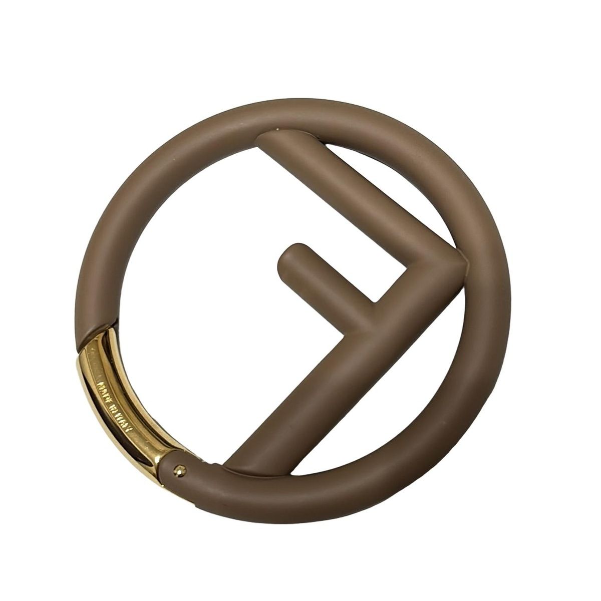 FENDI(フェンディ) キーホルダー(チャーム) - ブラウン×ゴールド FF